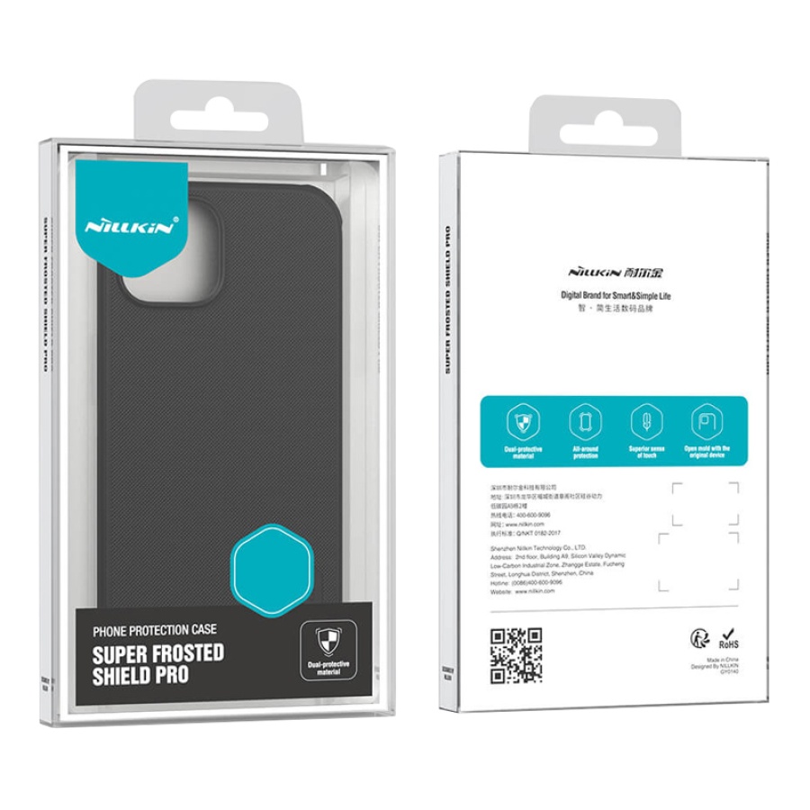 NILLKIN θήκη Super Frosted Shield Pro για iPhone 15, μπλε - Image 4