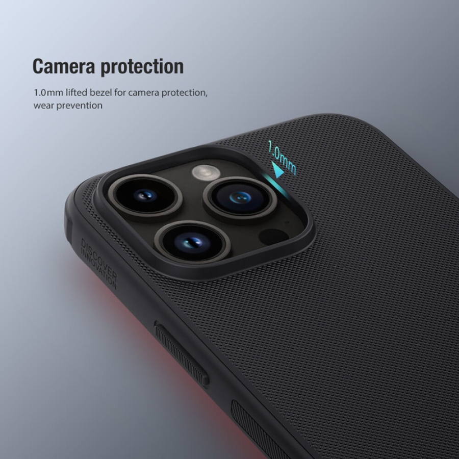 NILLKIN θήκη Super Frosted Shield Pro για iPhone 15 Pro Max, μπλε - Image 2