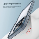 NILLKIN θήκη Nature Pro για iPhone 15 Pro Max, διάφανη-μπλε - Image 3