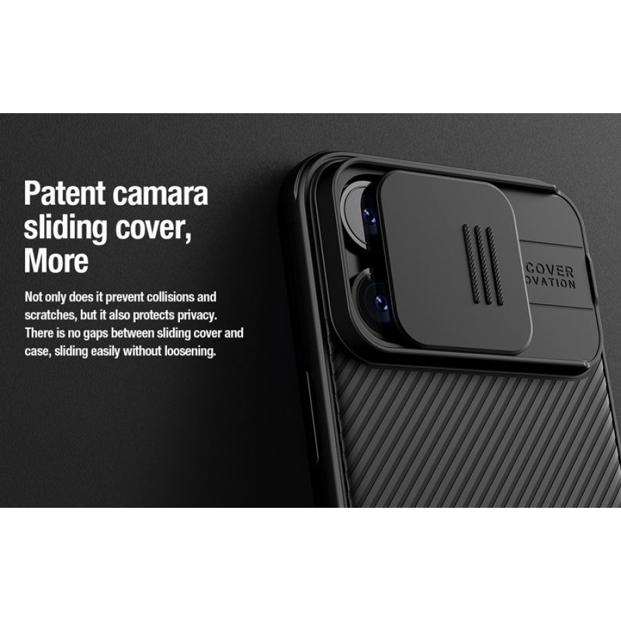 NILLKIN θήκη CamShield Pro για iPhone 15 Pro, μαύρη - Image 2