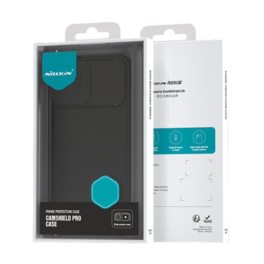 NILLKIN θήκη CamShield Pro για iPhone 15 Pro, μαύρη - Image 4