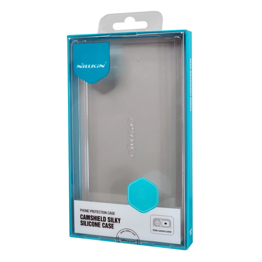 NILLKIN θήκη CamShield Silky Silicone για iPhone 15 Pro, μαύρη - Image 4