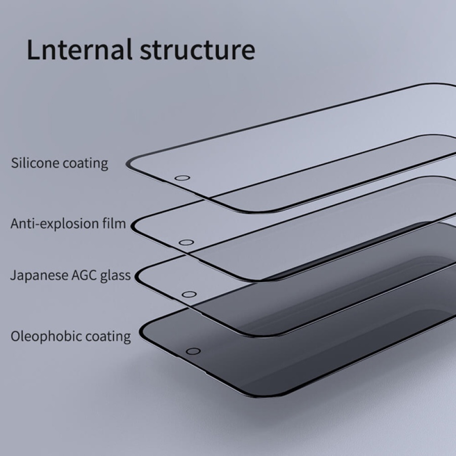 NILLKIN tempered glass Guardian Full Coverage 2.5D για iPhone 15 - Image 3