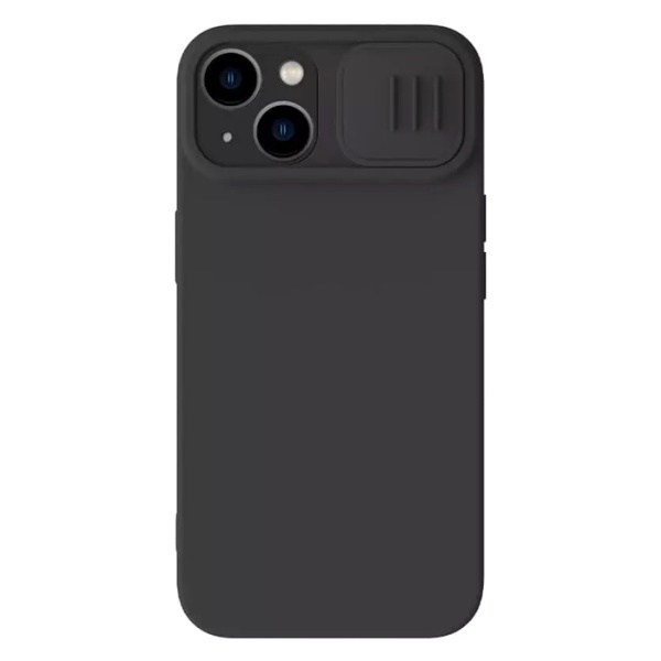 NILLKIN θήκη CamShield Silky Magnetic Silicone για iPhone 15 Plus, μαύρη