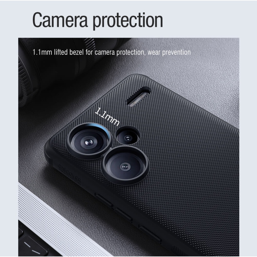NILLKIN θήκη Super Frosted Shield Magnetic Xiaomi Note 13 Pro Plus μαύρη - Image 3