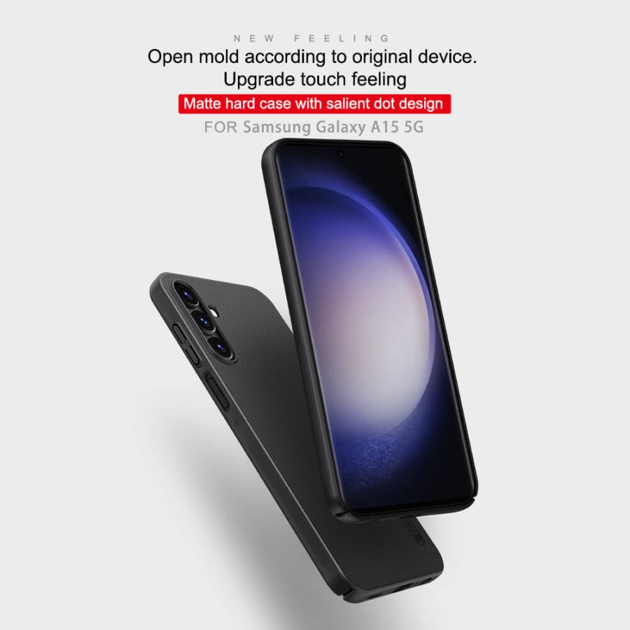 NILLKIN θήκη Super Frosted Shield για Samsung Galaxy A15 5G, κόκκινη - Image 2