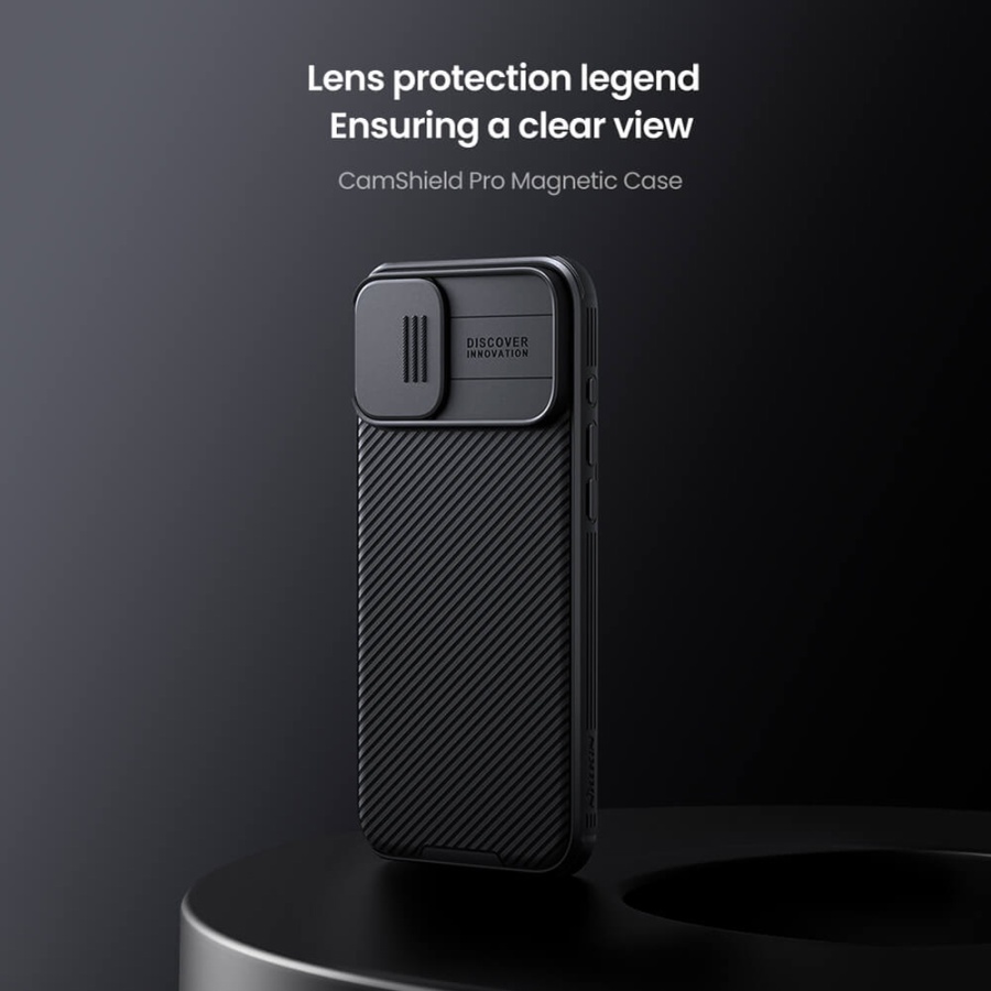NILLKIN θήκη CamShield Pro Magnetic για iPhone 16 Pro, μαύρη - Image 4