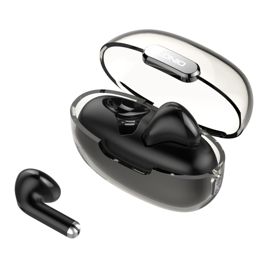 LDNIO earphones με θήκη φόρτισης T03, True Wireless, HiFi, Φ13mm, μαύρα - Image 8