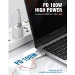 LDNIO καλώδιο USB-C σε USB-C LC602C, 100W PD, 2m, γκρι - Image 2