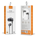 LDNIO earphones με μικρόφωνο HP04, 3.5mm σύνδεση, Φ10mm, 1.2m, γκρι - Image 3
