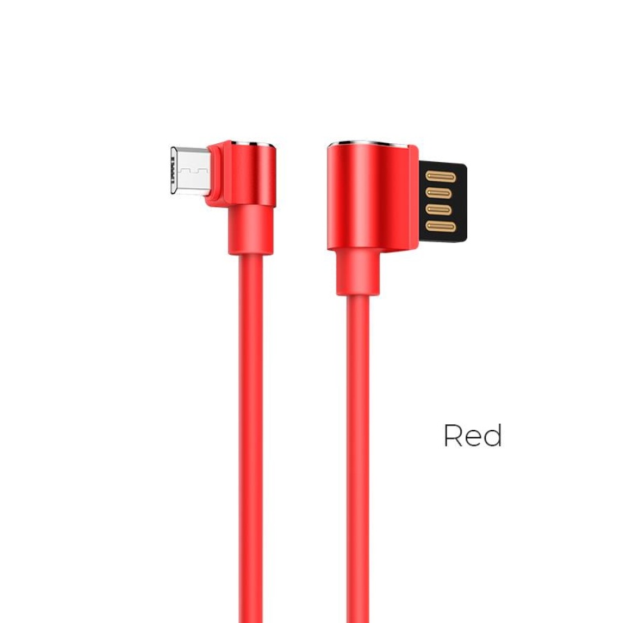 HOCO U37 ΚΑΛΩΔΙΟ MICRO USB ΦΟΡΤΙΣΗΣ+DATA 1.2m, ΚΟΚΚΙΝΟ