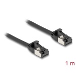 DELOCK καλώδιο δικτύου 80183, CAT 8.1 U/FTP, 40Gbps, 1m, μαύρο - Image 2