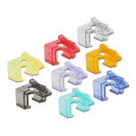 DELOCK clip επιδιόρθωσης RJ45 86420, 8 χρώματα, 16τμχ