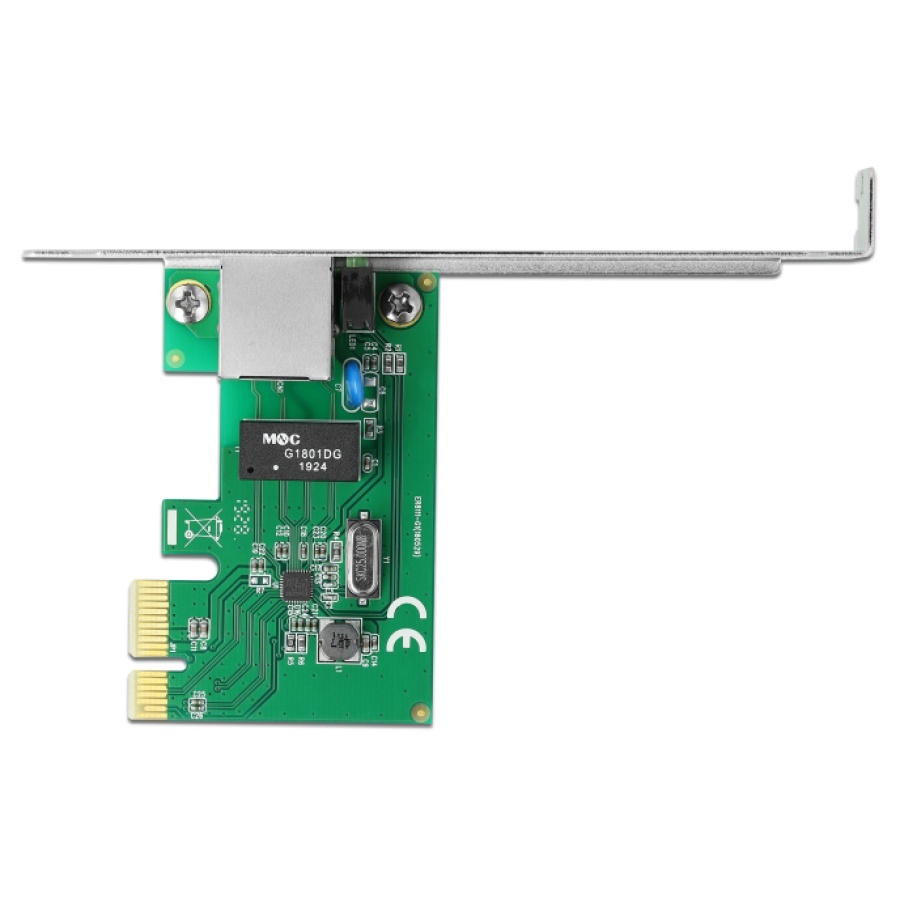 DELOCK κάρτα επέκτασης PCI Express σε RJ45 90381, 1000Mbps, low profile - Image 2