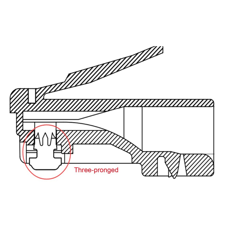 GOOBAY βύσμα RJ45 93828, CAT 6 UTP, διάφανο, 10τμχ - Image 2