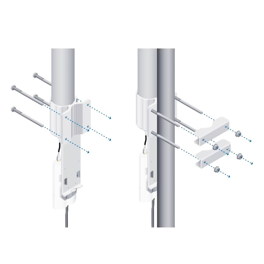 UBIQUITI AMO-2G13 2.4GHz AirMax Dual Polarity 13dBi Omni Antenna - Image 2