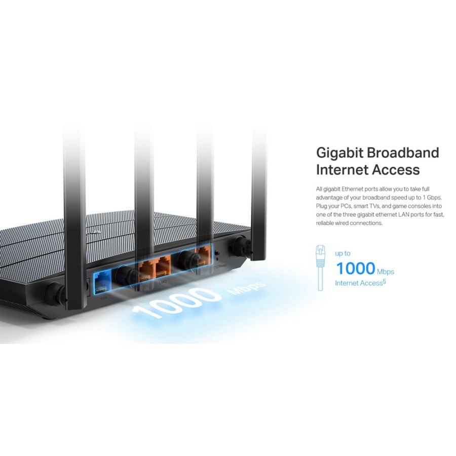 TP-LINK Router Archer AX12, WiFi 6, 1.5Gbps AX1500, Dual Band, Ver. 1.0 - Image 5