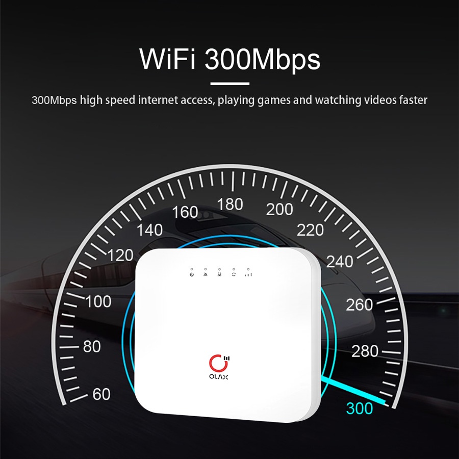 OLAX router AX6 Pro, 4G LTE, WiFi 300Mbps, 4000mAh - Image 2