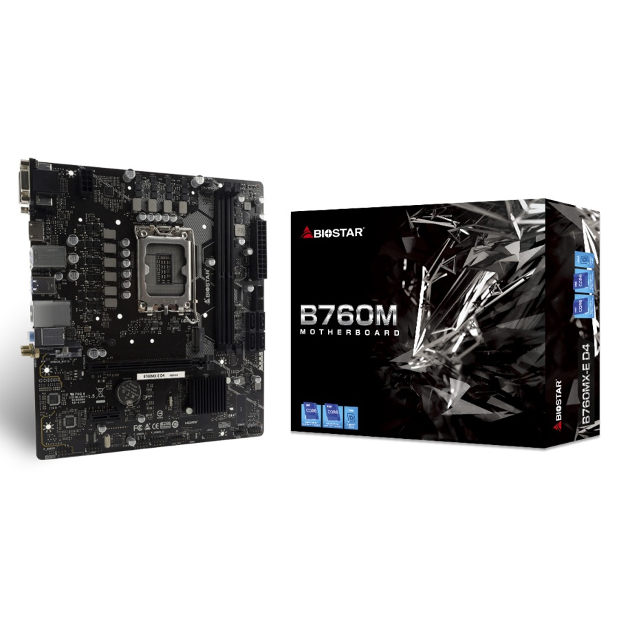 BIOSTAR μητρική B760MX-E D4, 2x DDR4, s1700, uATX, GbE, Ver. 6.0 - Image 4