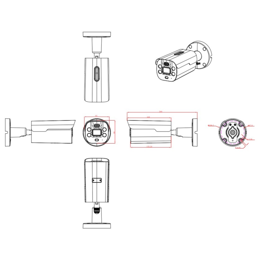 LONGSE IP κάμερα BMLCKL5AD-36PMSTFA12, 3.6mm, 5MP, IP67, PoE - Image 5