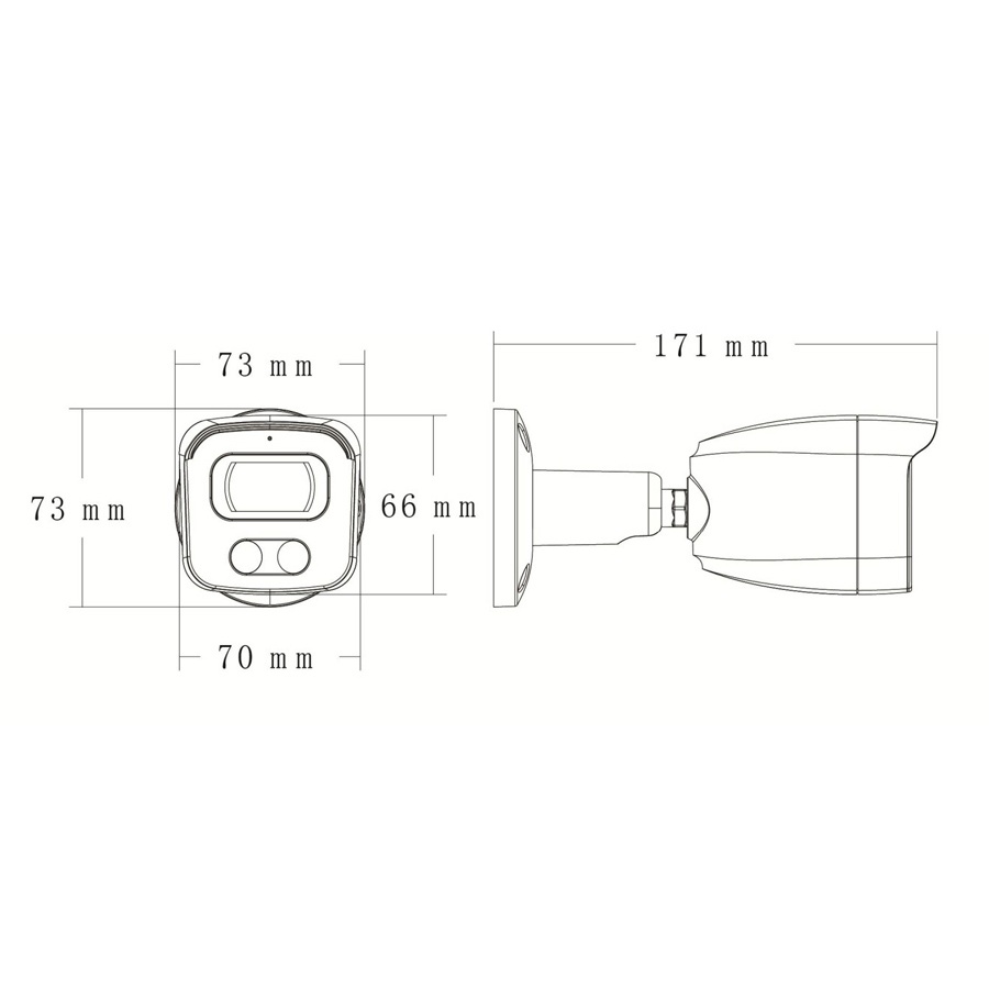 LONGSE IP κάμερα BMSAFG200WH, 2.8mm, 2MP, αδιάβροχη IP67, PoE - Image 4