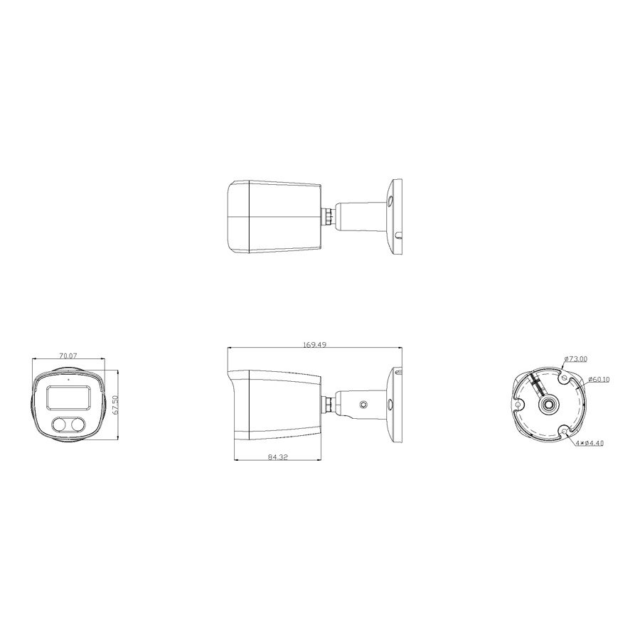 LONGSE IP κάμερα BMSCGC200, 2.8mm, 2MP, αδιάβροχη IP67, PoE - Image 4