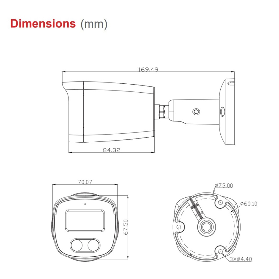 LONGSE IP κάμερα BMSCKL500 με μικρόφωνο, 2.8mm, 5MP, αδιάβροχη IP67, PoE - Image 3