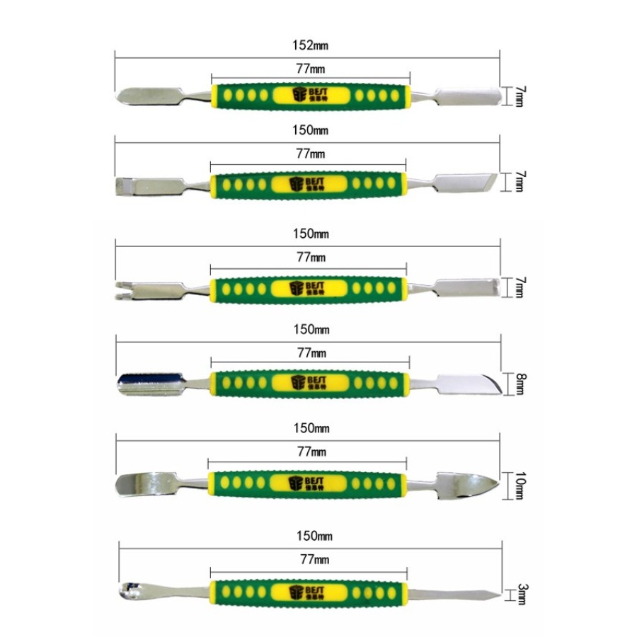 BEST Pry tools 6 τεμαχίων με Διπλή κεφαλή, μεταλλικό - Image 3