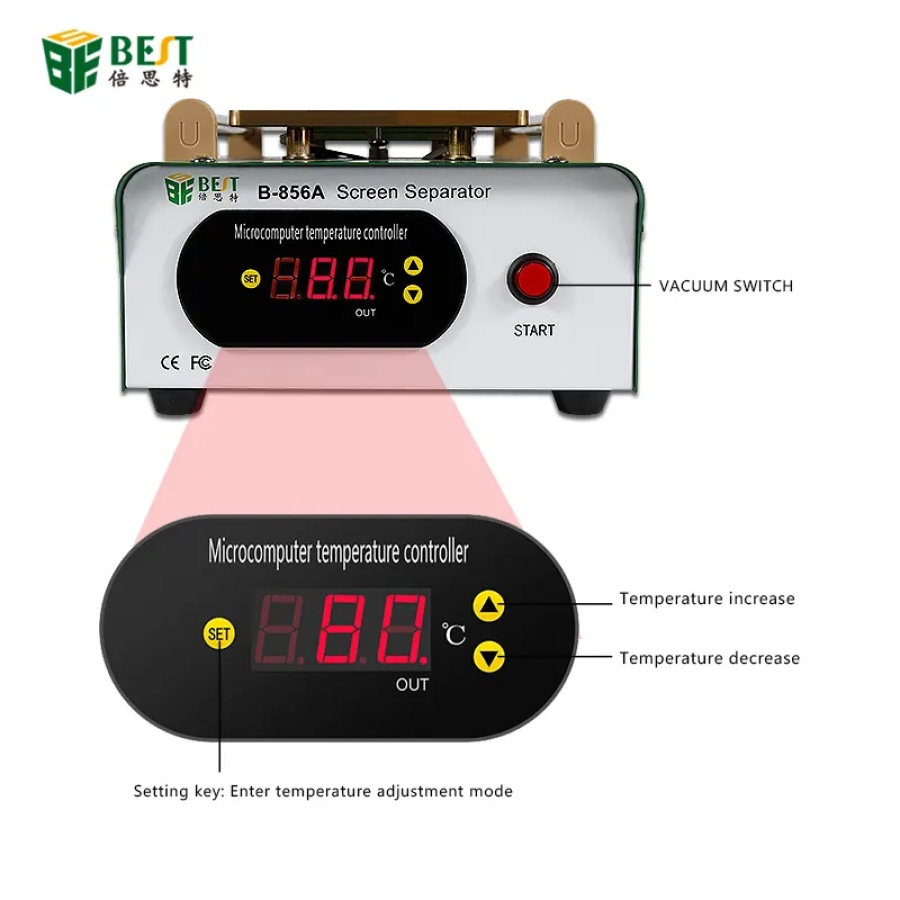 BEST διαχωριστής LCD οθόνης BST-856A για επισκευές κινητών, 400W - Image 4