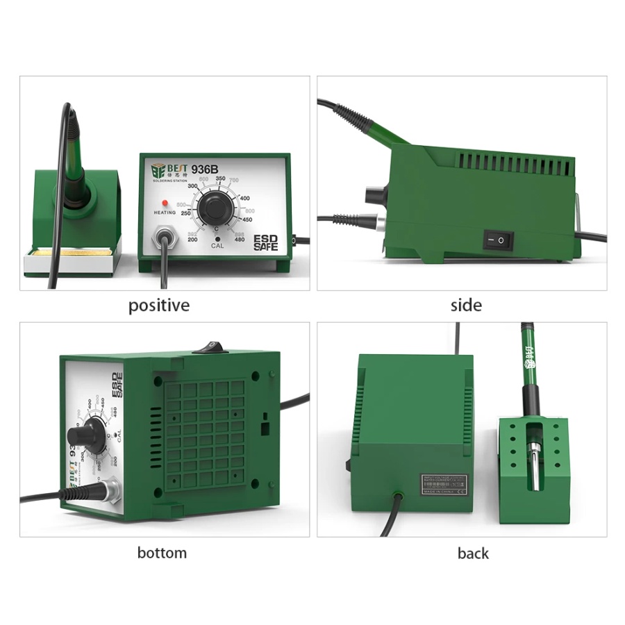 BEST σταθμός κόλλησης BST-936B με κολλητήρι, 45W, 480°C - Image 6