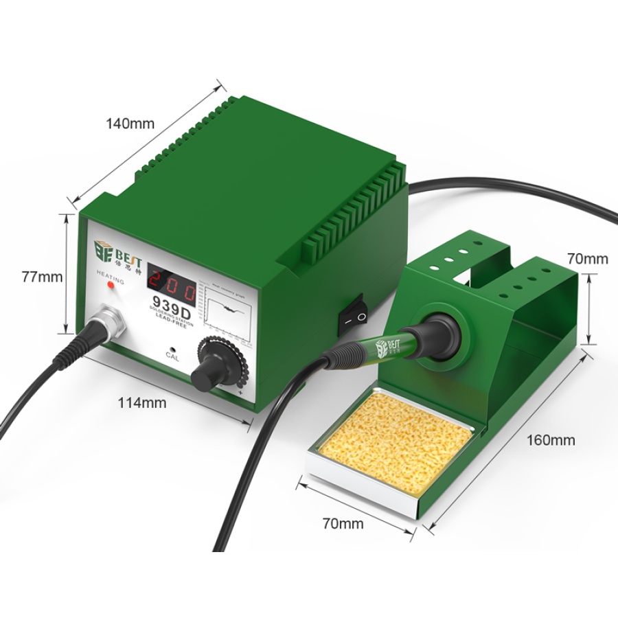 BEST Soldering station BST-939D, 90W, 200-480°C - Image 4