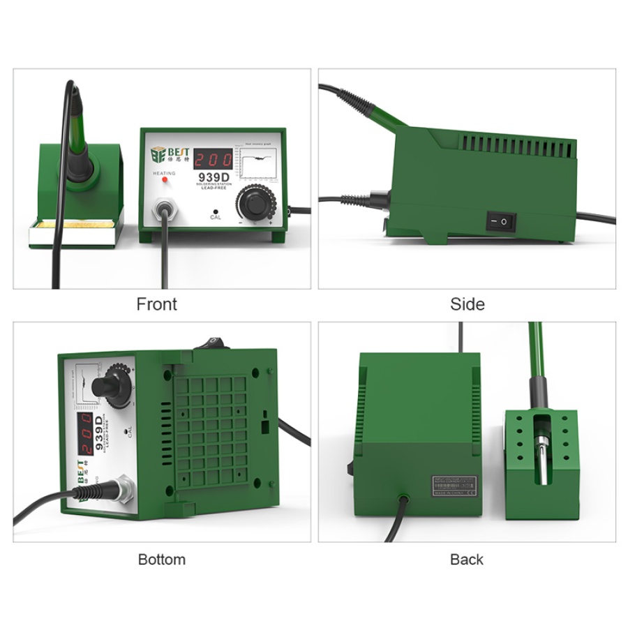 BEST Soldering station BST-939D, 90W, 200-480°C - Image 5