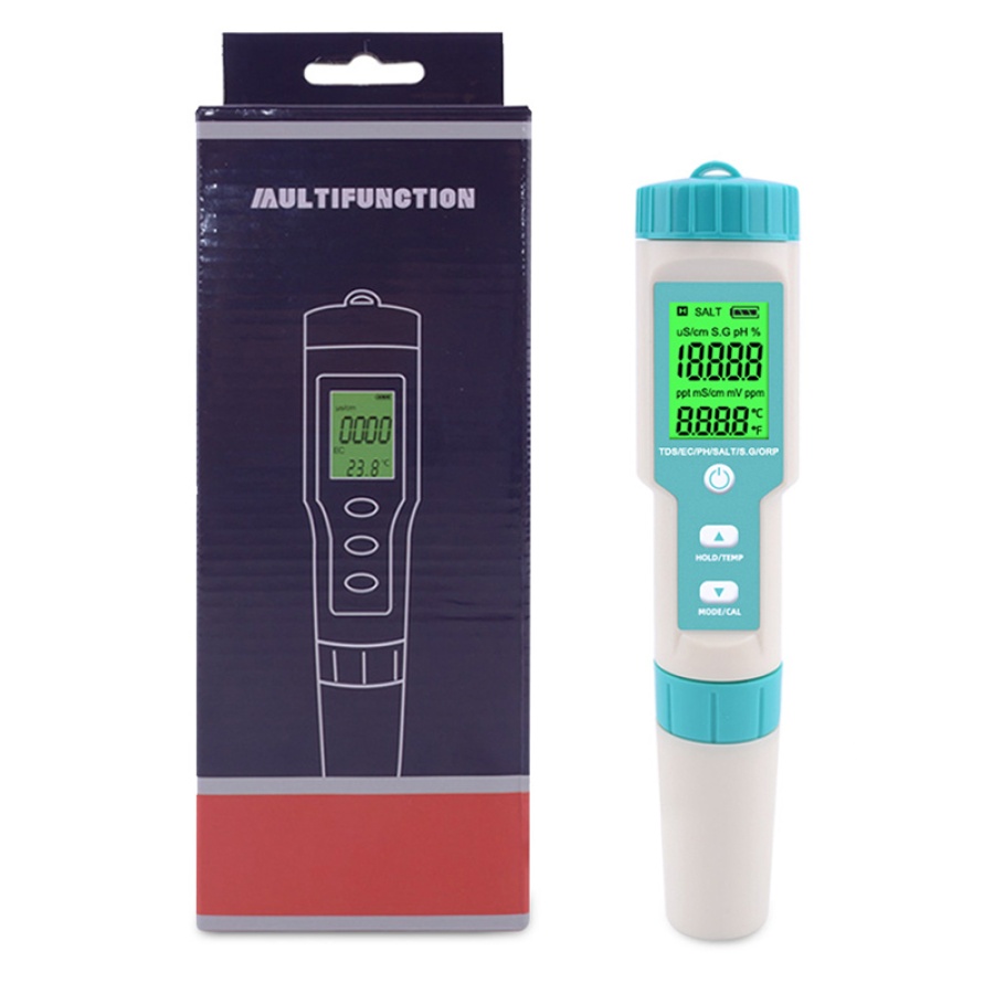 NOYAFA tester ποιότητας νερού C-600, TDS/EC/PH/SALT/S.G/ORP/0-60 °C - Image 8