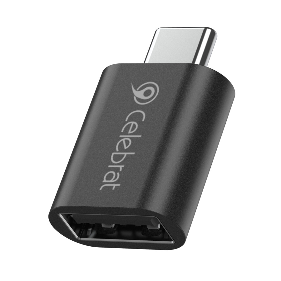 CELEBRAT αντάπτορας USB-C σε USB 3.0 CA-04, 5Gbps, μαύρος - Image 4