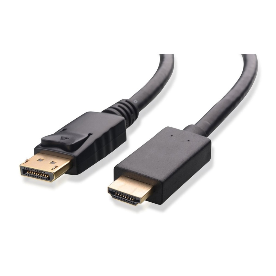 POWERTECH καλώδιο DisplayPort σε HDMI CAB-DP026, 1080p, CCS, 1m, μαύρο