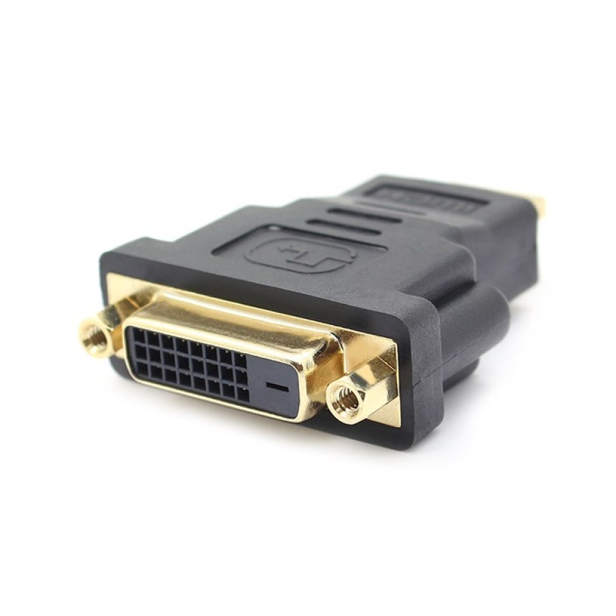 POWERTECH αντάπτορας HDMI αρσενικό σε DVI 24+1 θηλυκό CAB-H028, μαύρος