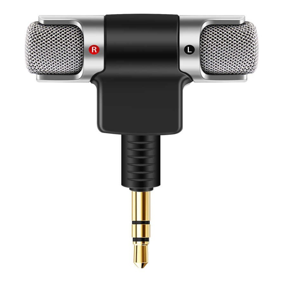 POWERTECH mini μικρόφωνο CAB-J041, stereo, 3.5mm