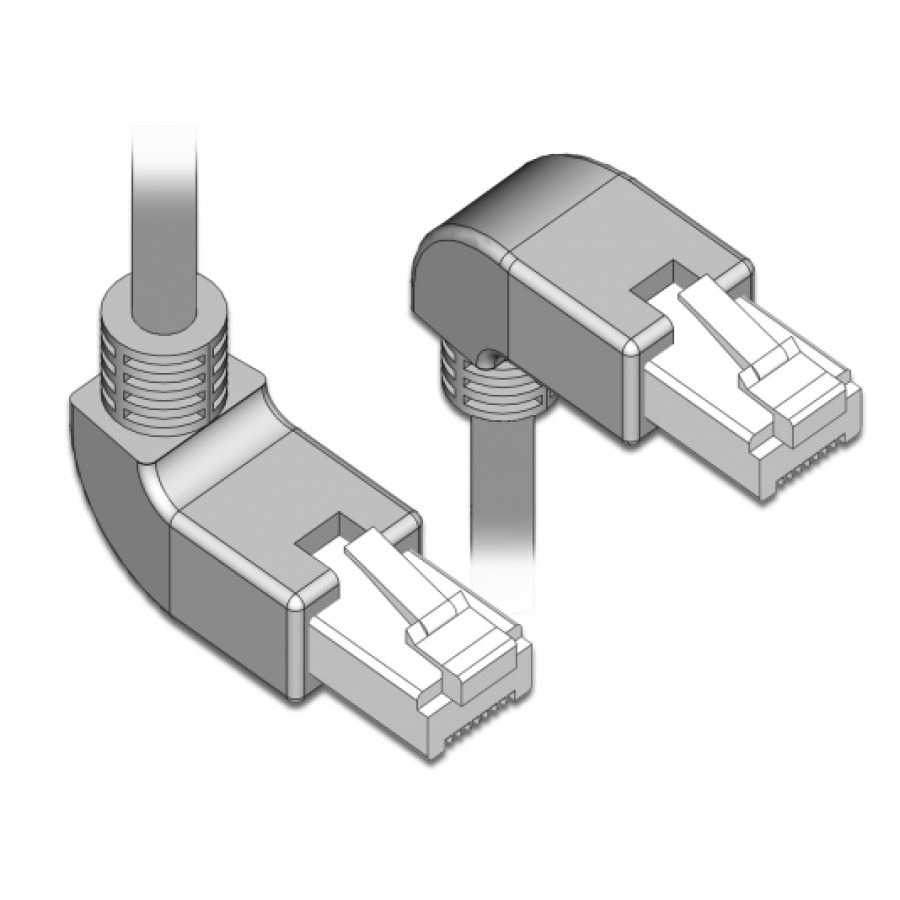 POWERTECH καλώδιο δικτύου CAB-N162, Cat 5e U/UTP, CCA 26AWG, 1m, γκρι - Image 2