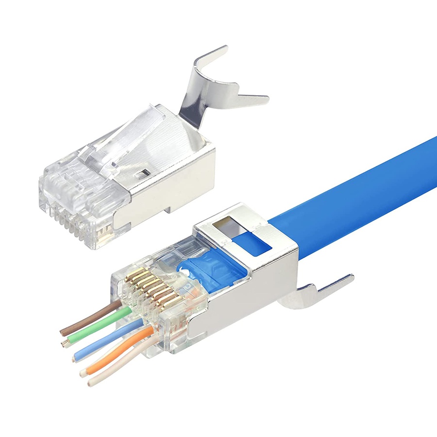 POWERTECH βύσμα RJ45 Cat 6a CAB-N286, copper, open type, 1.2mm, 10τμχ - Image 2