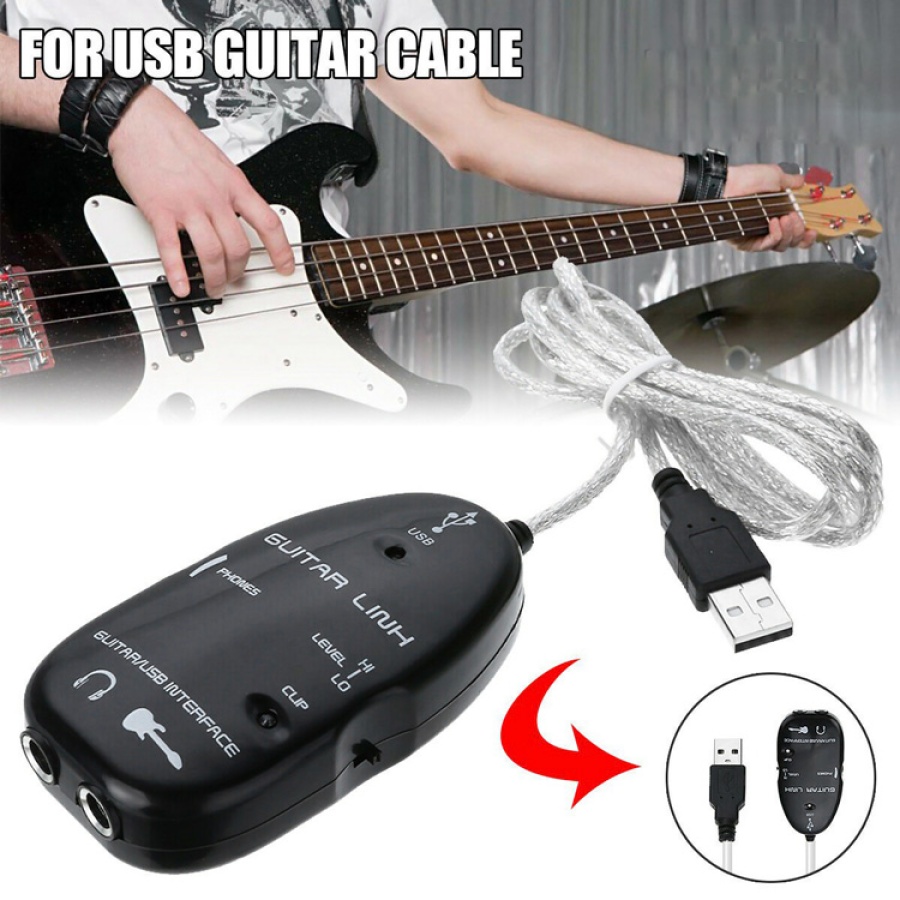 POWERTECH USB Guitar Link CAB-U140, για σύνδεση κιθάρας σε PC, 1m - Image 2