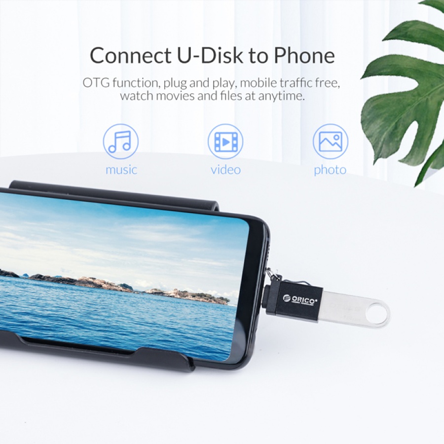 ORICO αντάπτορας USB-C σε USB 3.0 CBT-UT01, 5Gbps, μαύρος - Image 2