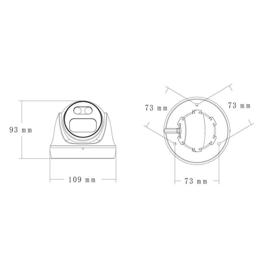 LONGSE IP κάμερα CMSAFG200WH, 2.8mm, 2MP, αδιάβροχη IP67, PoE - Image 4