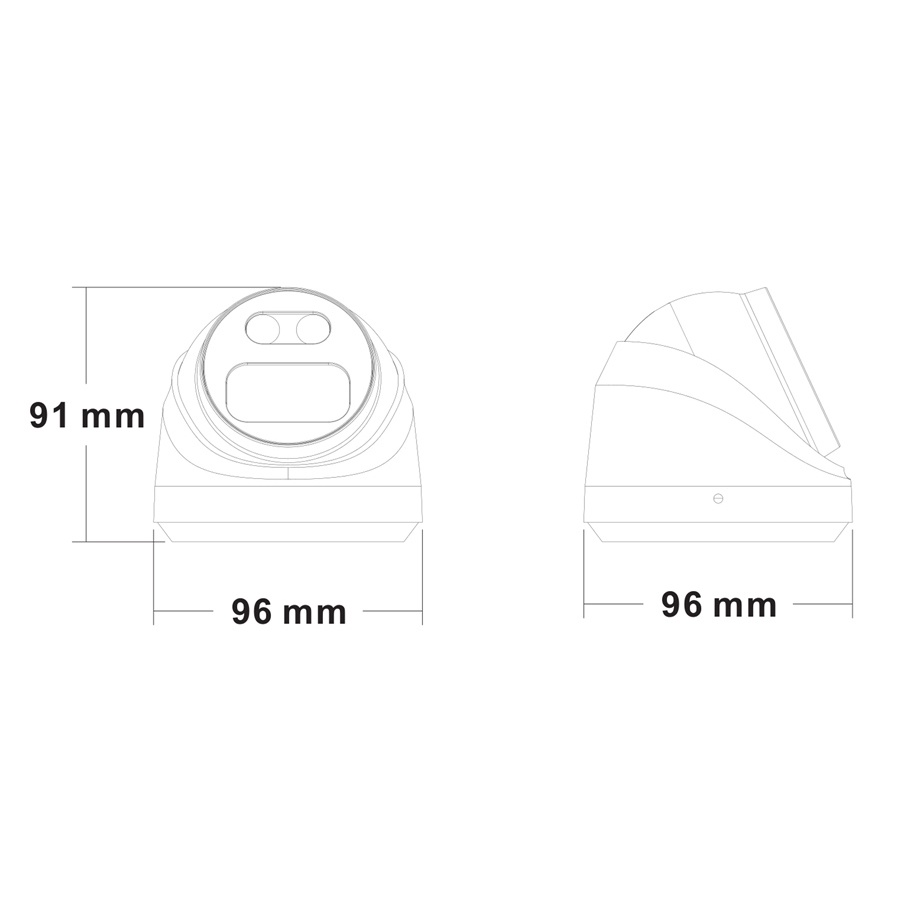 LONGSE IP κάμερα CMSBFG200, 2.8mm, 2MP, αδιάβροχη IP67, PoE - Image 4