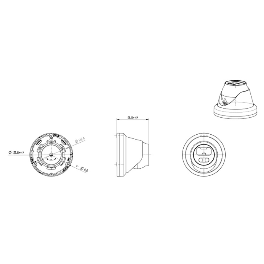 LONGSE IP κάμερα CMSCKL800, 2.8mm, 8MP, 1/2.8" Sony, αδιάβροχη IP67, PoE - Image 4