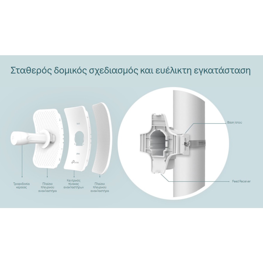 TP-LINK 23dBi outdoor CPE CPE710, AC 867Mbps 5GHz, Ver. 1.0 - Image 3