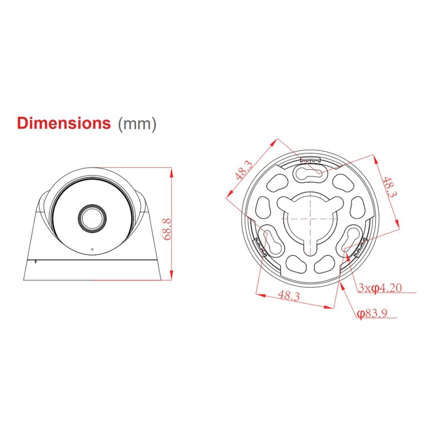 LONGSE υβριδική κάμερα CPSATHC200FPE, 2.8mm, 5MP, AOC, IR έως 20m - Image 2