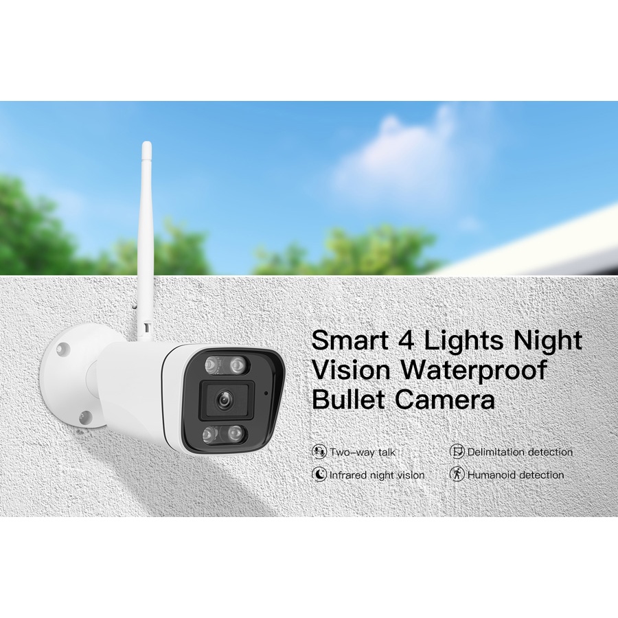 VSTARCAM smart IP κάμερα CS58, IP66, 3MP, WiFi, ανίχνευση καπνού - Image 2