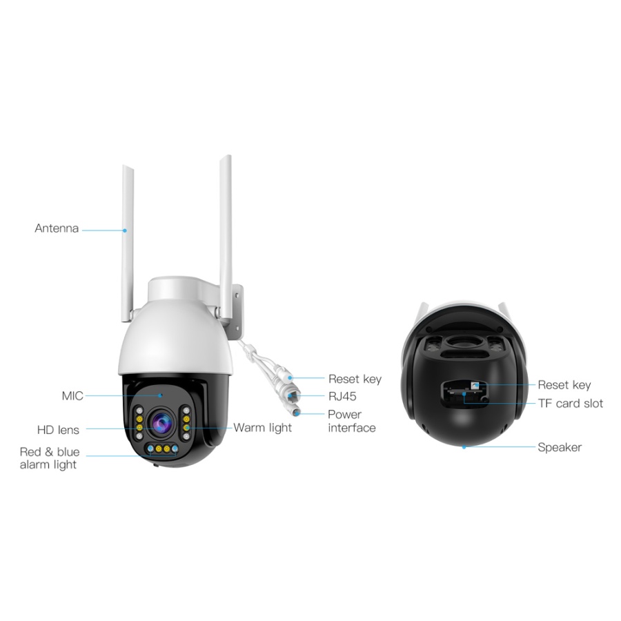 VSTARCAM smart κάμερα CS611Q-UV, 4MP, Wi-Fi, PTZ, SD - Image 6