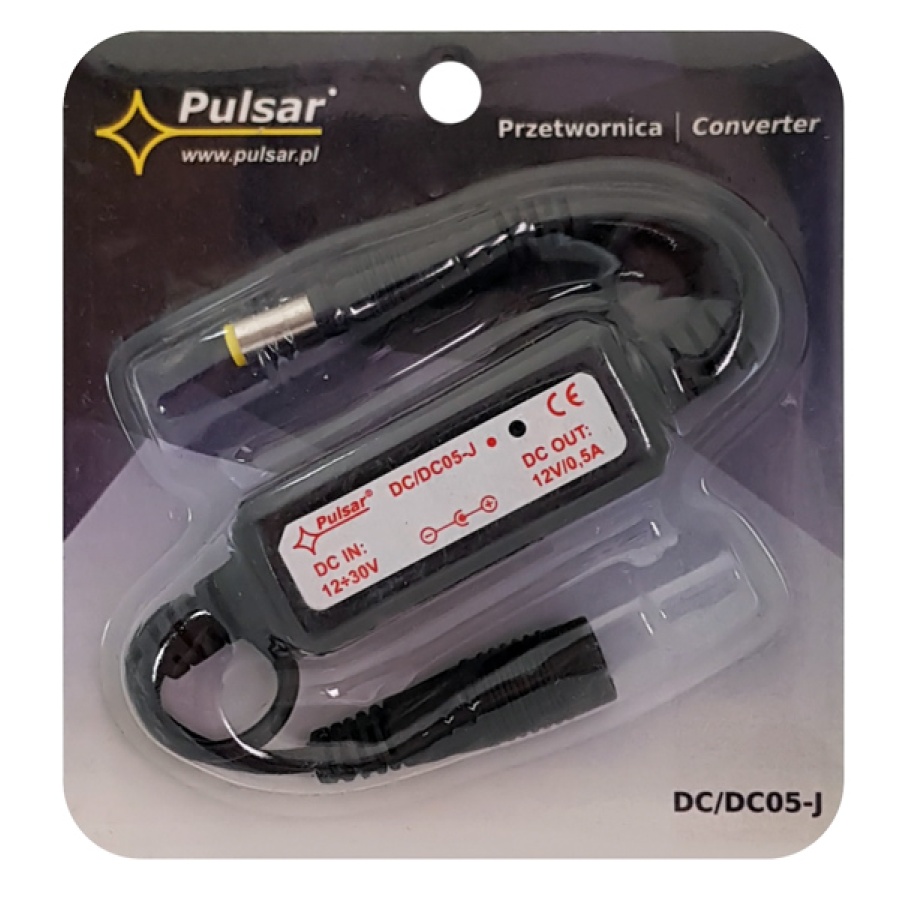 PULSAR μετατροπέας μείωσης τάσης DC/DC05-J, 12-30VDC, βύσμα DC 2.1/5.5 - Image 2