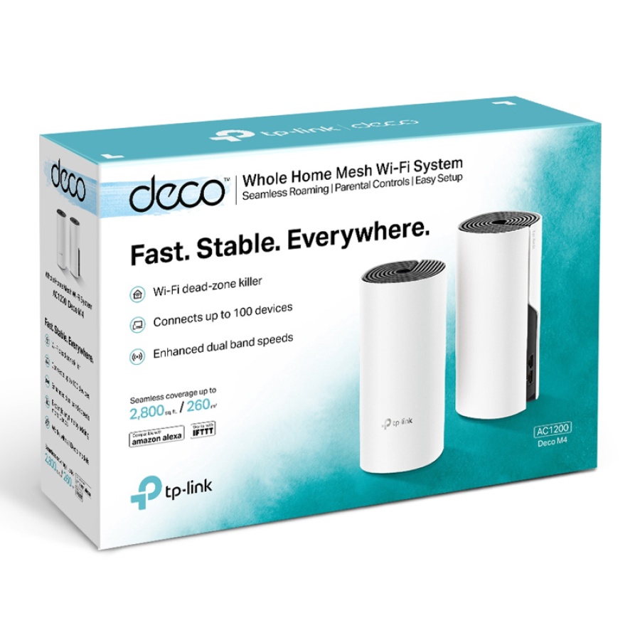 TP-LINK Home Mesh Wi-Fi System Deco M4, AC1200, Ver. 2.0, 2τμχ - Image 5